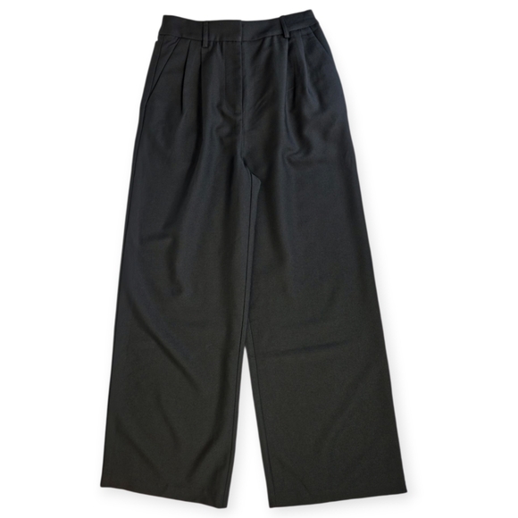 Commense Wide Leg Trousers Dress Pants Oversized High Waisted Pleat Front S NWT - Picture 2 of 7